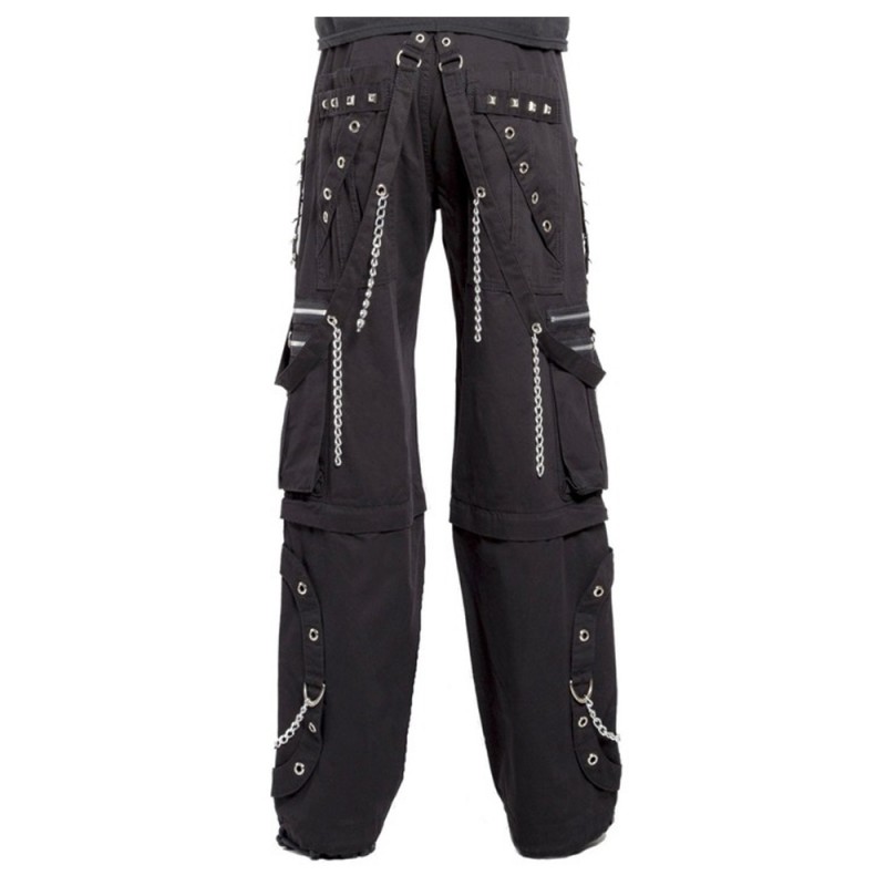 Men Gothic Pant Bondage Punk Rock Pant Shorts